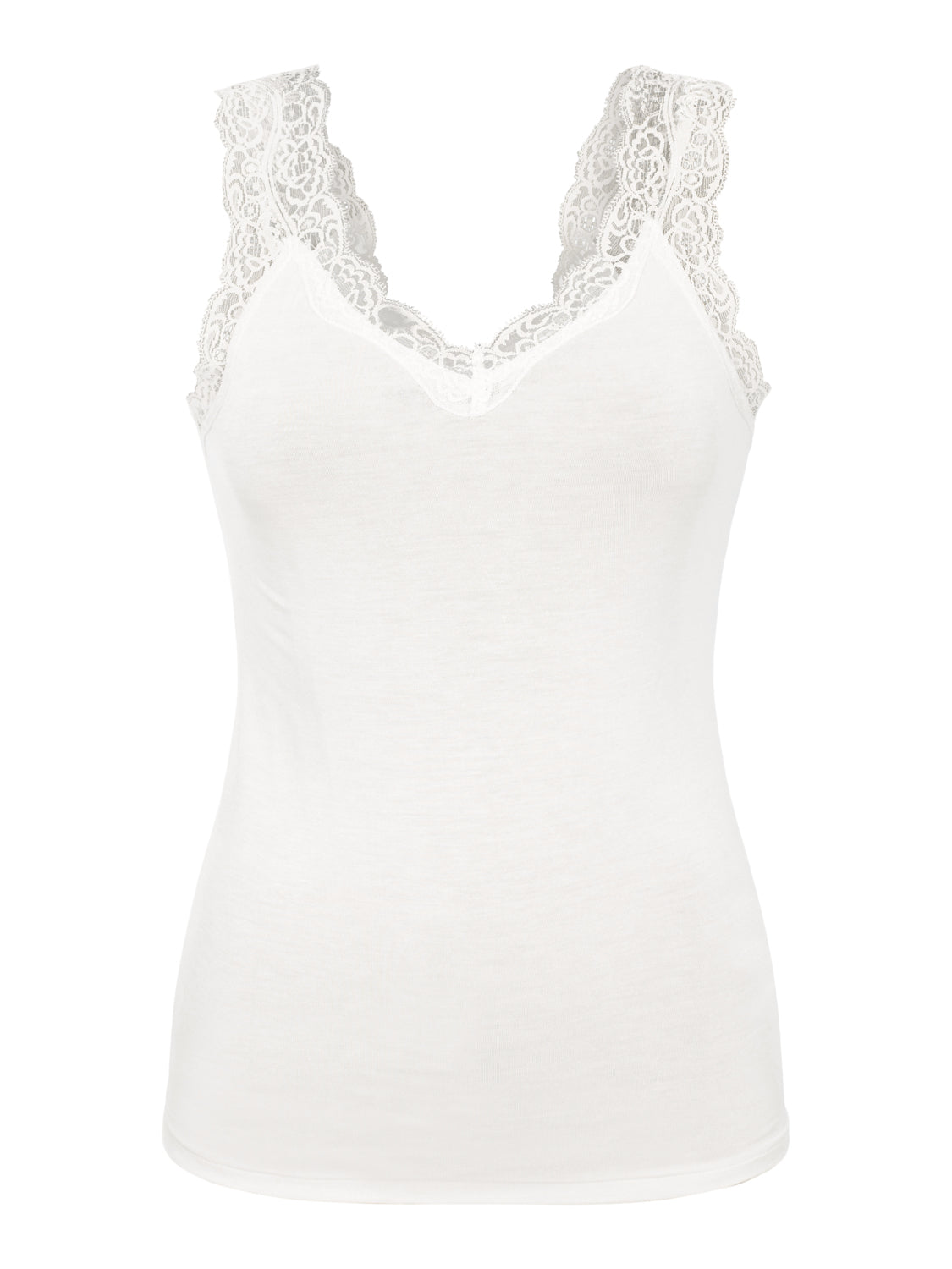 PCBARBERA Tank Top - Bright White